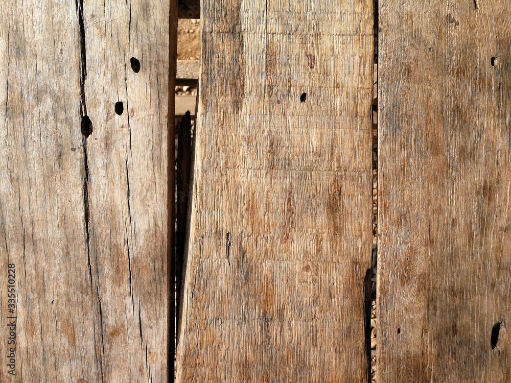 Obraz premium wood texture. background old panels, Abstract background, empty template, closeup