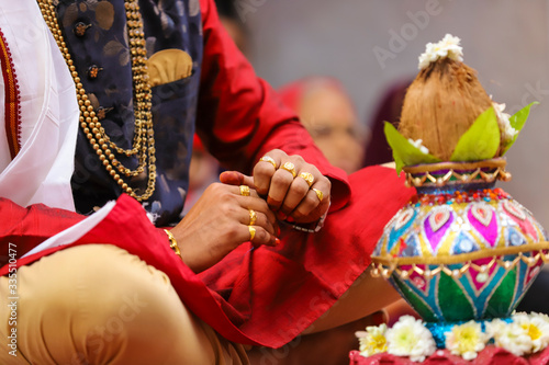 Photography Indian wedding photography, Haldi ceremony groom hands