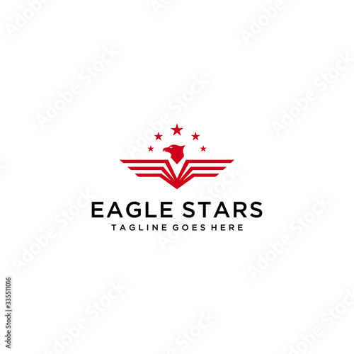 Modern Eagle Logo design Vector icon template