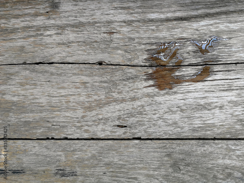 Naklejka premium wood texture. background old panels, Abstract background, empty template, closeup