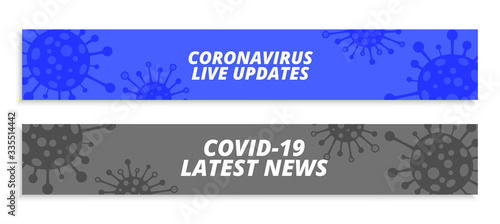 coronavirus wide banner for latest news and updates