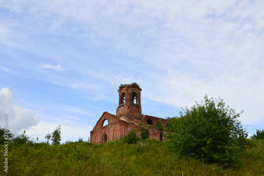 ruins of an abandoned Church
