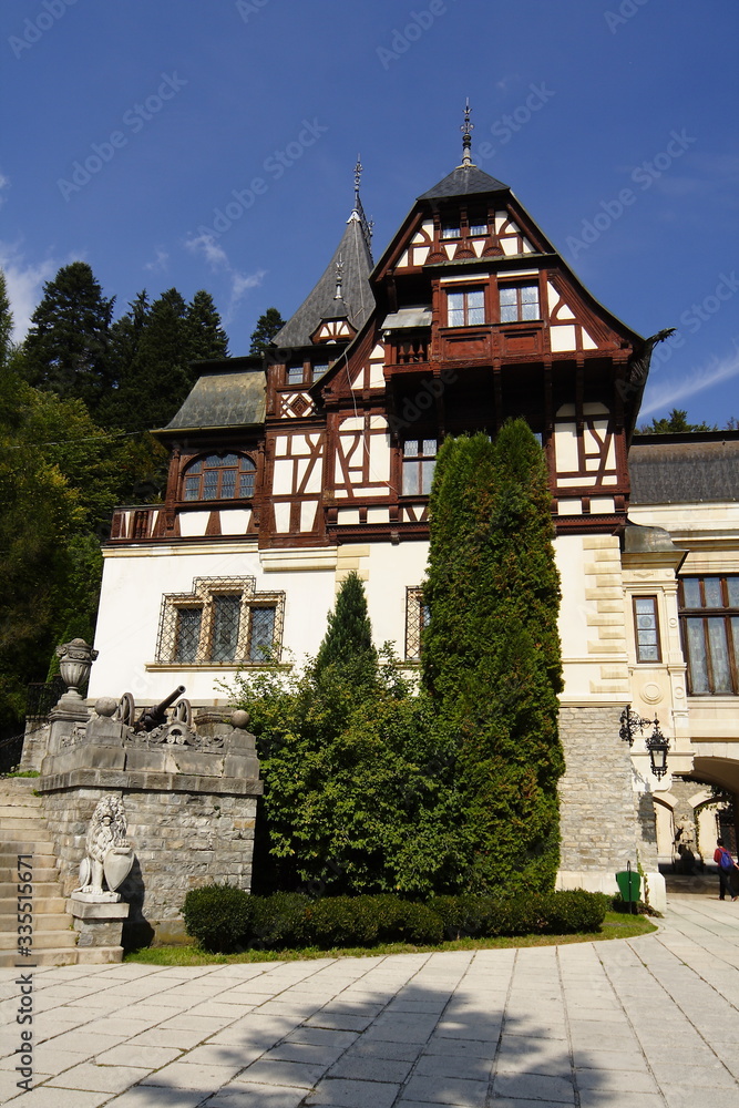 Peles Hohenzollern Castle in Sinaia