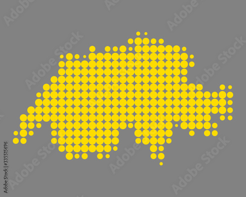 Karte der Schweiz