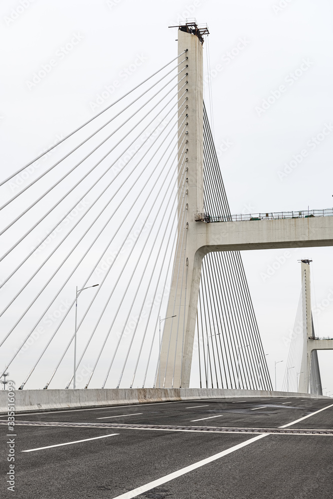 Fototapeta premium brige of a highway vertical composition