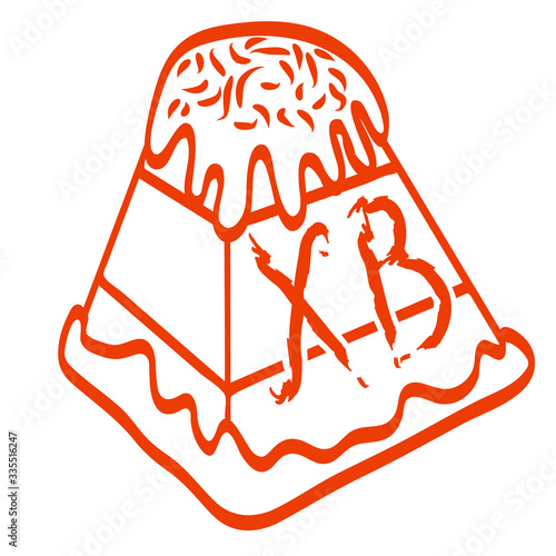 curd dessert. curd. circuit. Easter. children's coloring book