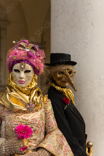 Obraz na płótnie Carnevale a Venezia w salonie