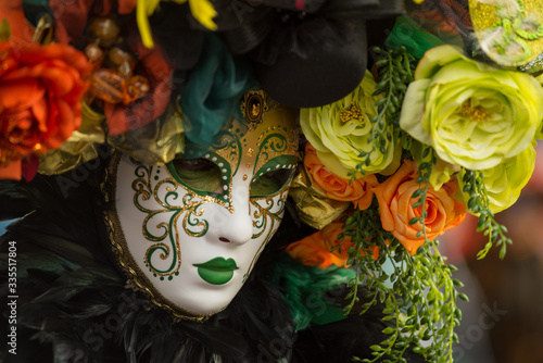 Obraz na płótnie Carnevale a Venezia w salonie