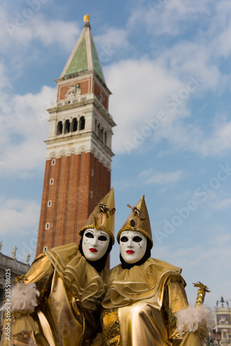 Obraz na płótnie Carnevale a Venezia w salonie