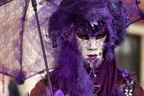 Obraz na płótnie Carnevale a Venezia w salonie