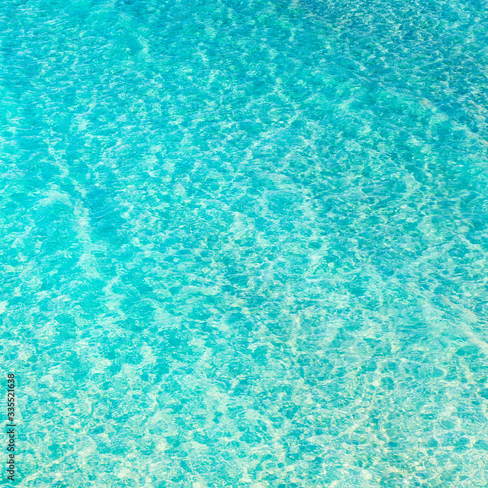 Clean blue water, natural pattern
