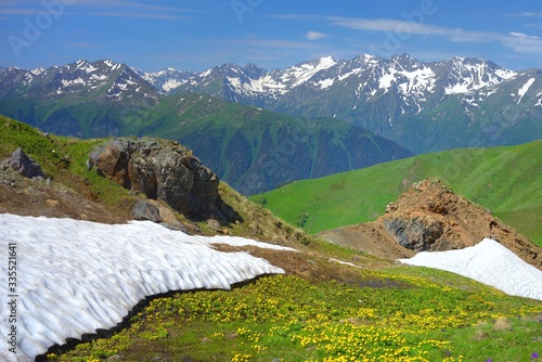 Summer in mountains photo