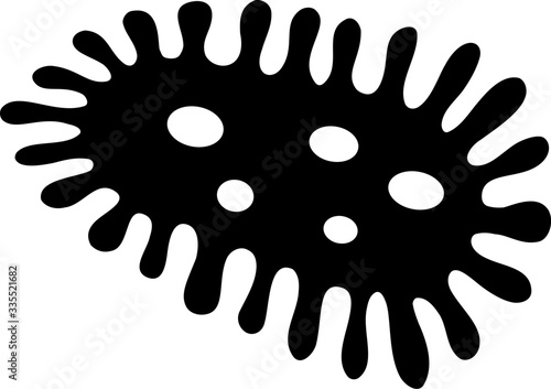 Bacteria vector icon