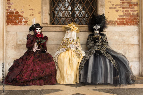 Obraz na płótnie Carnevale a Venezia w salonie