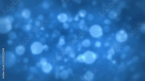 5 Looped Videos in 1 Clip. Blue Particles Backgrounds