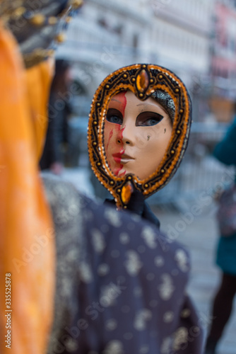Obraz na płótnie Carnevale a Venzia w salonie