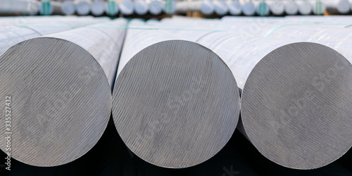 Aluminum round bars used for extrusion