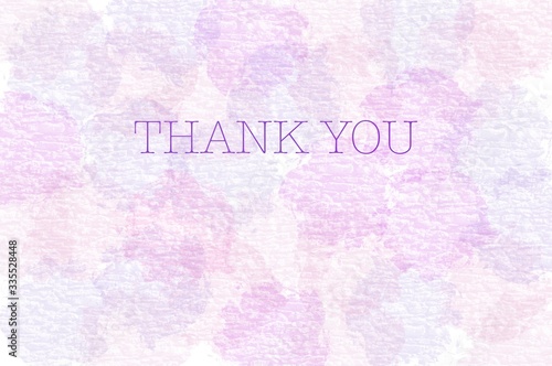 Thank you card textured background