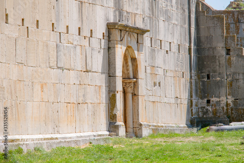 Detail of the Unfinished Church in Venosa around 1000 years ago near the church of the Holy Trinity photo