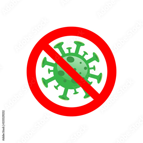 Covid-19 or Coronavirus is The official name from World Health organization WHO. Is the most dangerous virus for the world population and spread rapidly in 2020. logo on white background