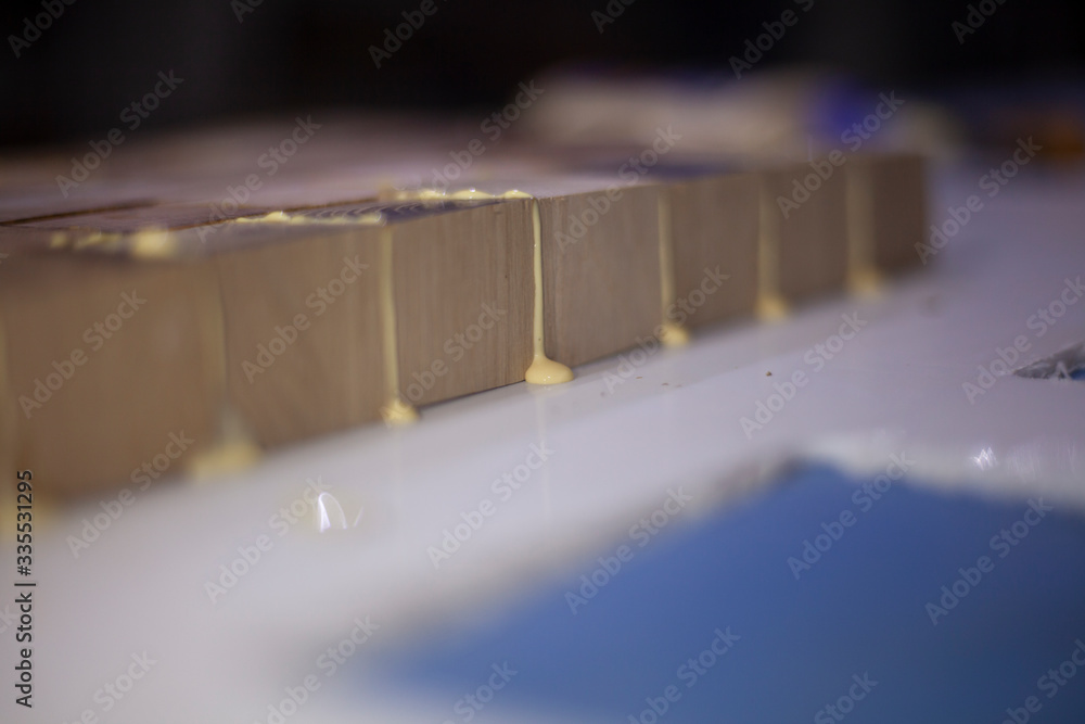Making wood planks. Making wood planks.