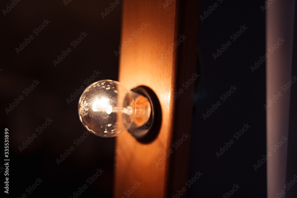 dirty lamp glow on a new brown board dirty lamp glow on a new brown board