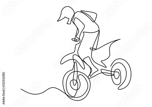 Single continuous line draw...