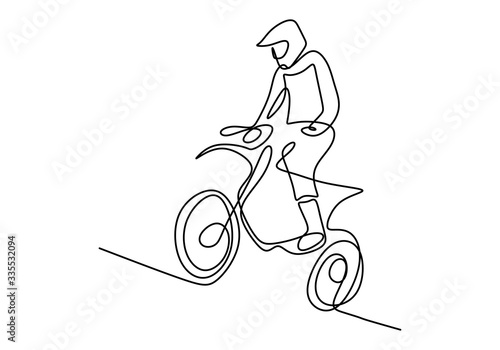 Single continuous line draw...