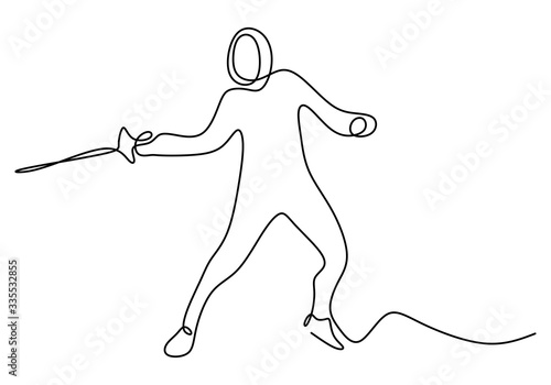 One single line drawing of ...