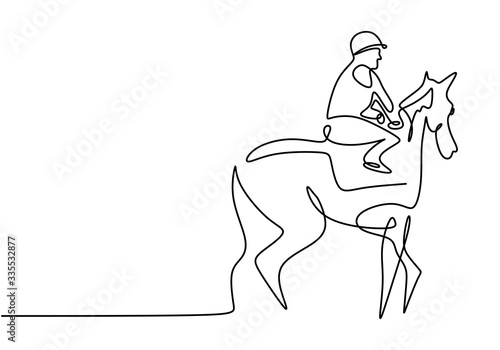 One single line drawing of ...