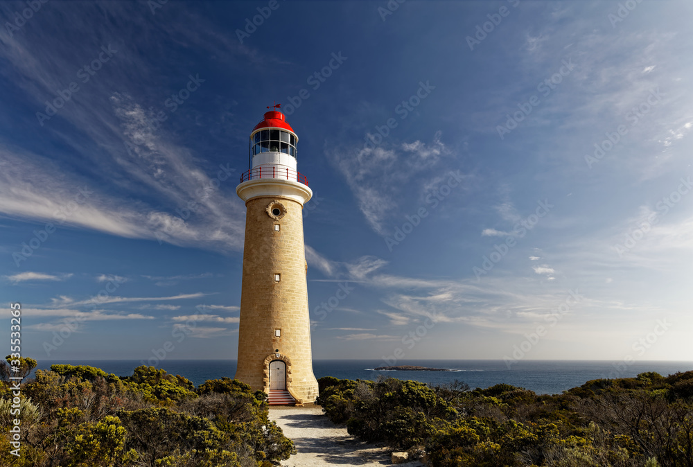 Leuchtturm am Cape du Couedic am Abend