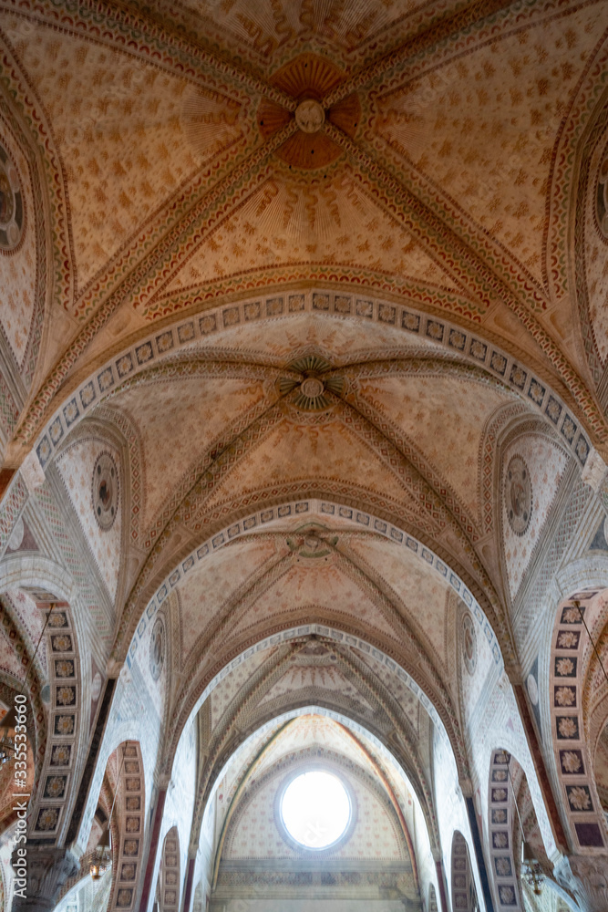 Church of Santa Maria delle Grazie in Milan, Italy. Interior