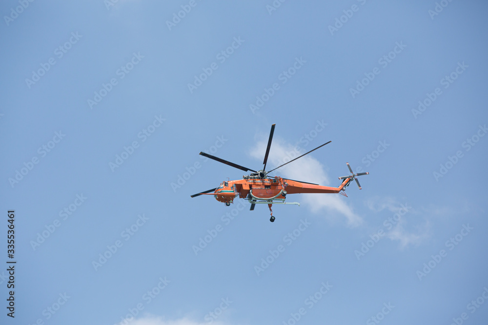 Fototapeta premium helicopter in flight