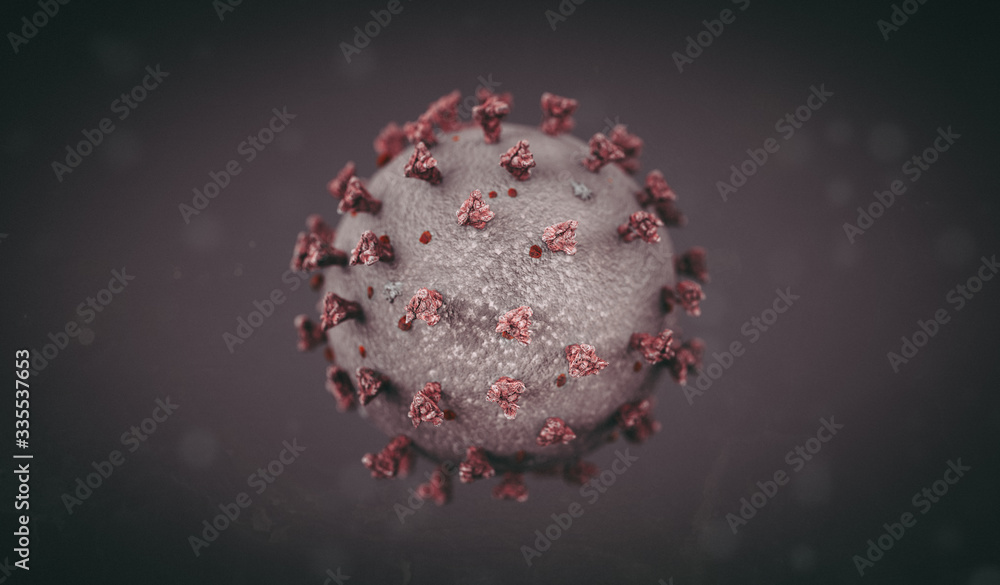 Evil Virus Corona Covid-19 Sars-CoV-2