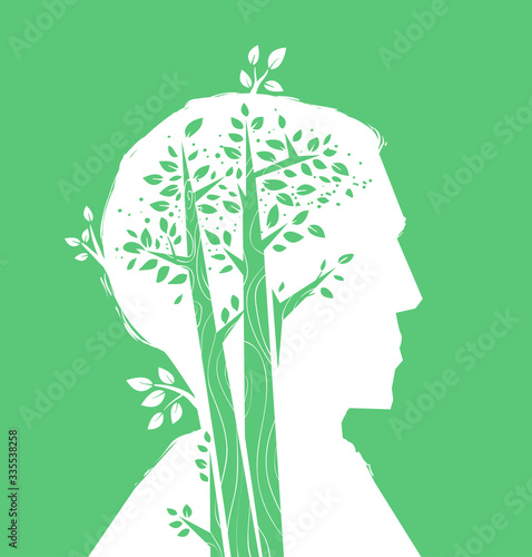 Man Tree Knowledge Illustra...
