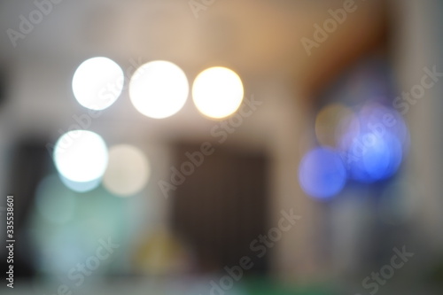 abstract background of colorful lights with bokeh.