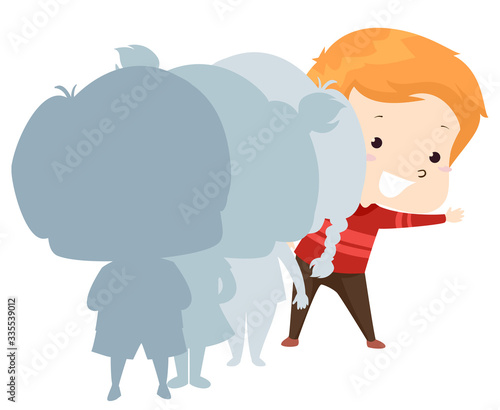 Kid Boy Adjective Last Illu...