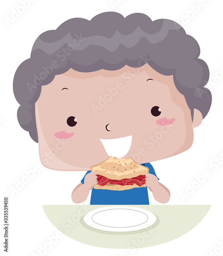 Greasy Bacon Sandwich Adjec...