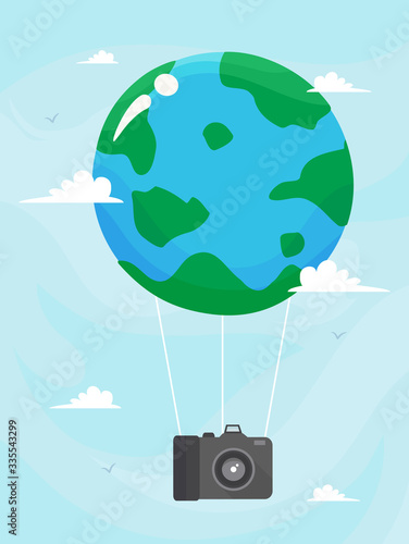 Earth Camera Air Balloon Tr...