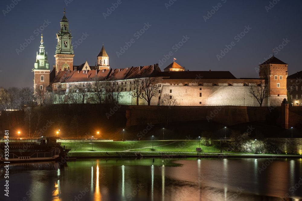 Wawel Castle in Krakow, Poland - obrazy, fototapety, plakaty 
