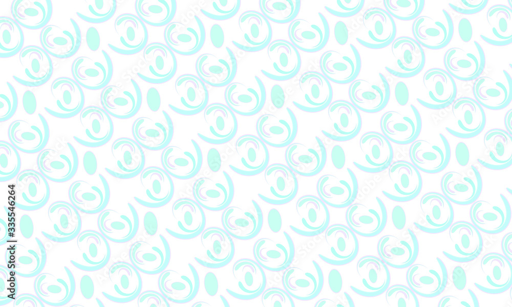 Abstract Swirling Seamless Pattern