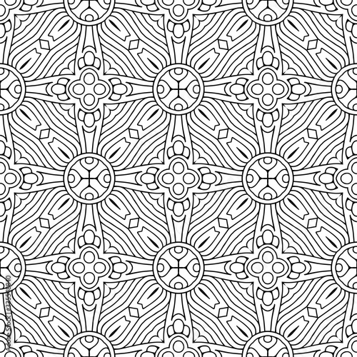 Seamless pattern. Vintage decorative elements
