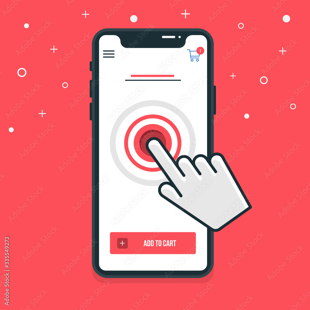 Online delivery phone concept. Fast respond delivery on mobile. Online order . Vector illustration Online delivery phone concept. Fast respond delivery on mobile. Online order . Vector illustration