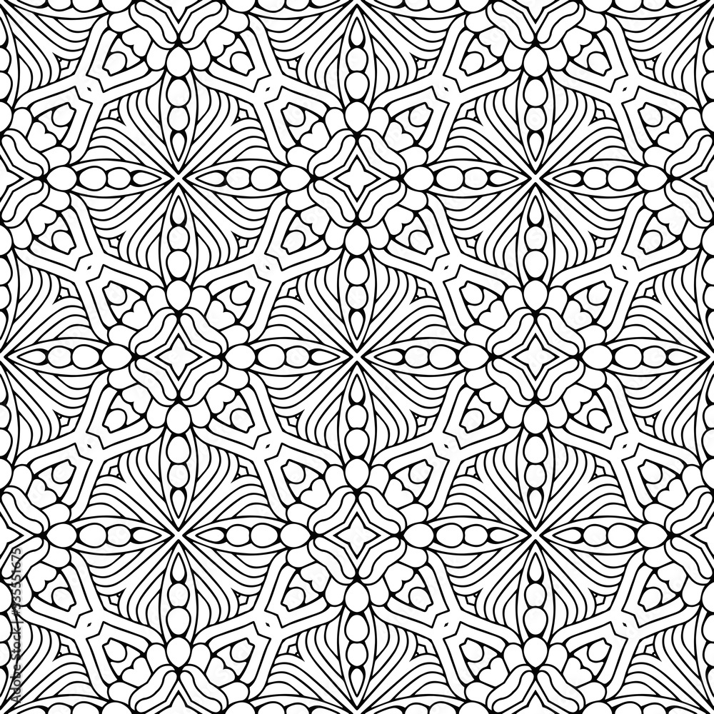 Seamless pattern. Vintage decorative elements