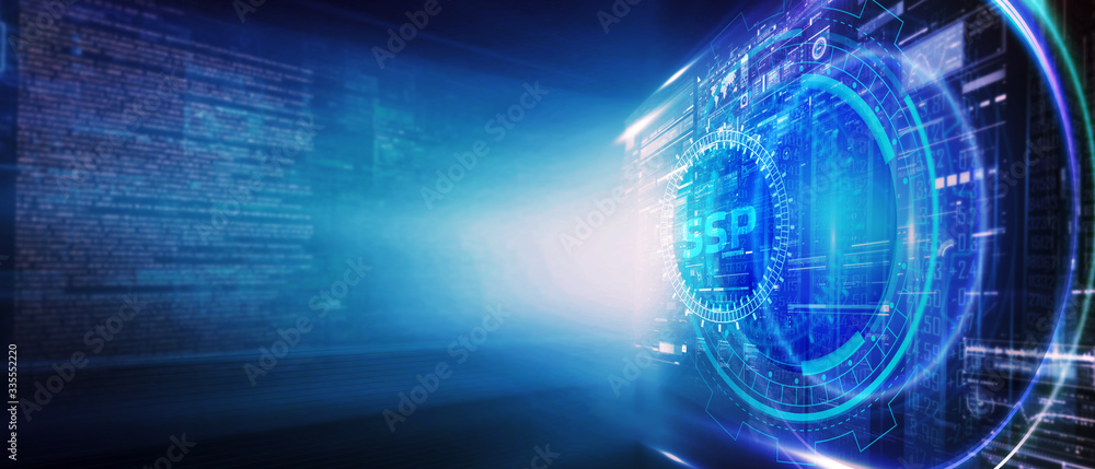 Obraz premium SSP - Supply Side Platform. Business, Technology, Internet and network concept.