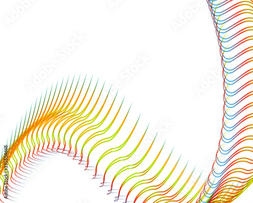 Abstract background blend wave line design for Wallpaper, Banner, Background, Card, Book Illustration, landing page