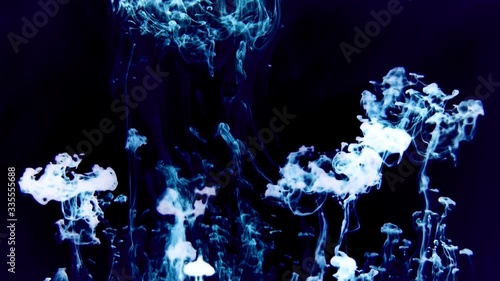 ink in water. Abstract	