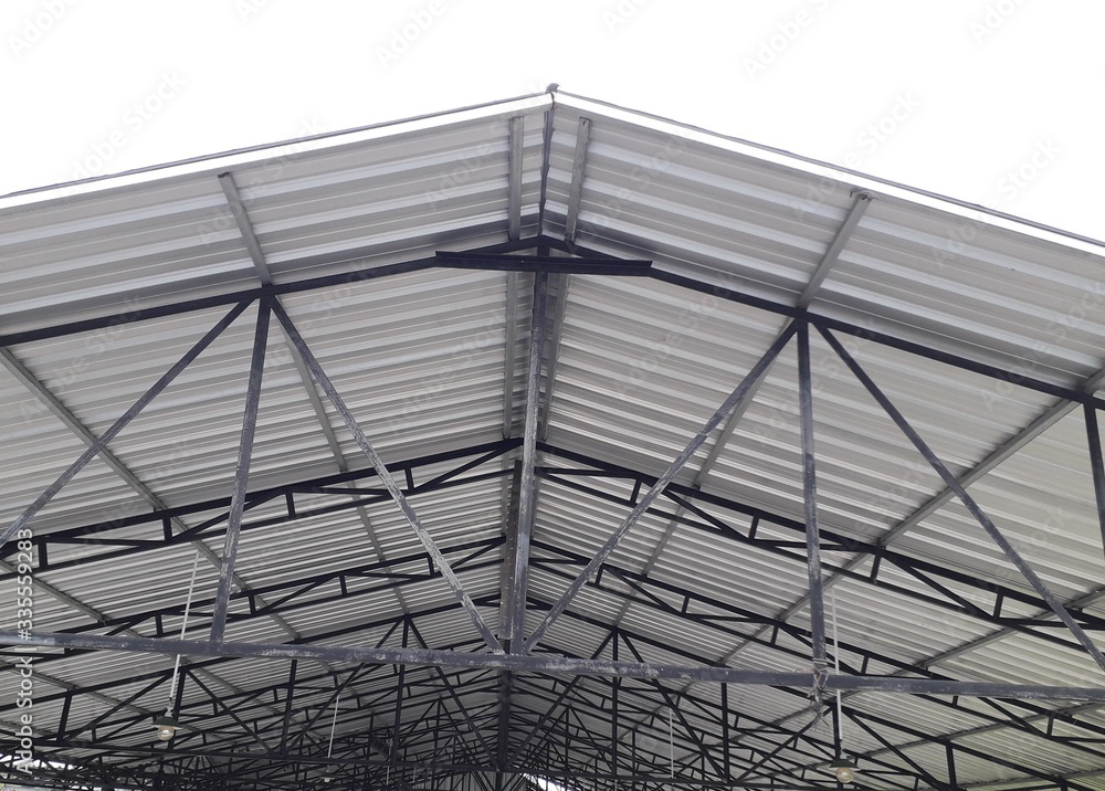 Naklejka premium glass roof construction