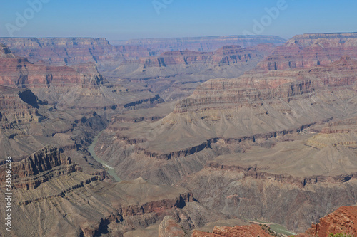 Grand Canyon in the USA with Colorado River