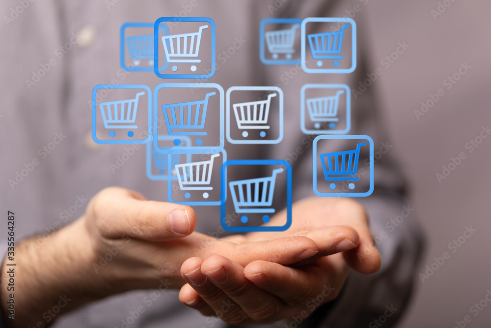 Add To Cart Internet Web Store Buy Online E-Commerce concept. Add To Cart Internet Web Store Buy Online E-Commerce concept.
